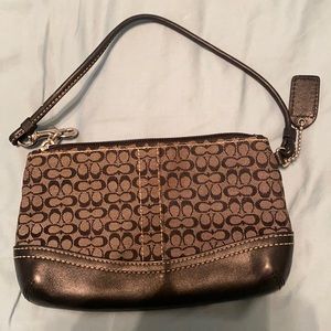 Coach wristlet. Black